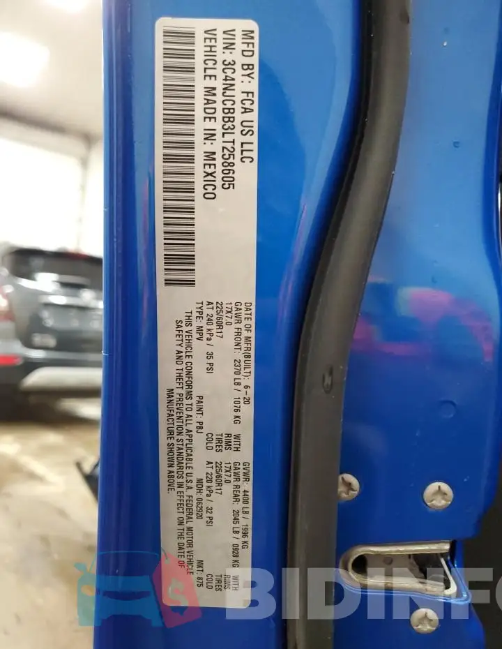 3C4NJCBB3LT258605 Photo# 14