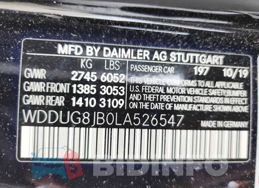 WDDUG8JB0LA526547 Photo# 12