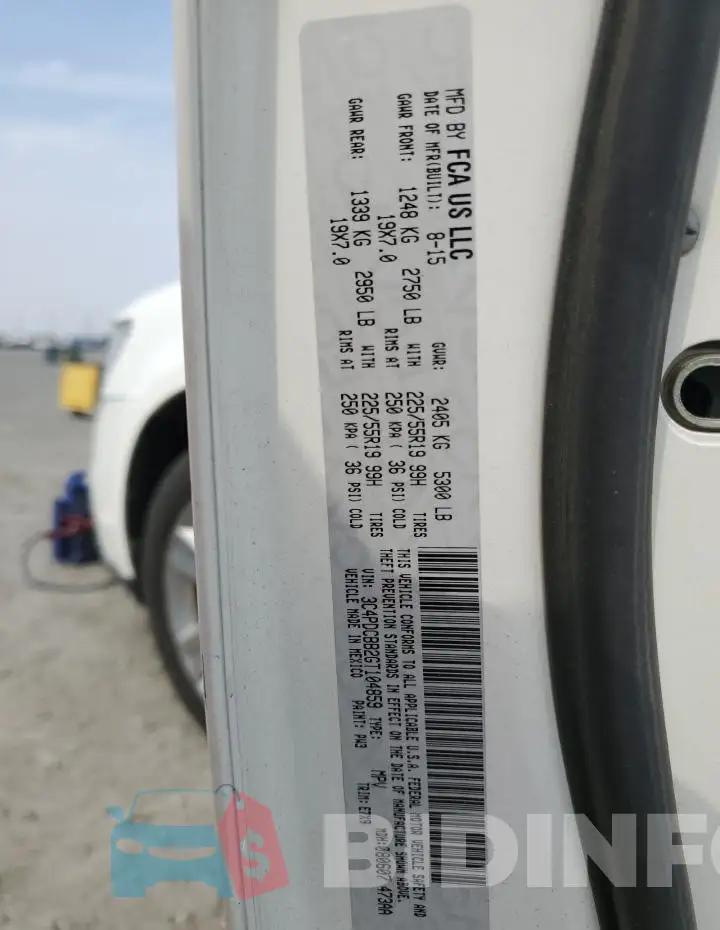 3C4PDCBB2GT104859 Photo# 13