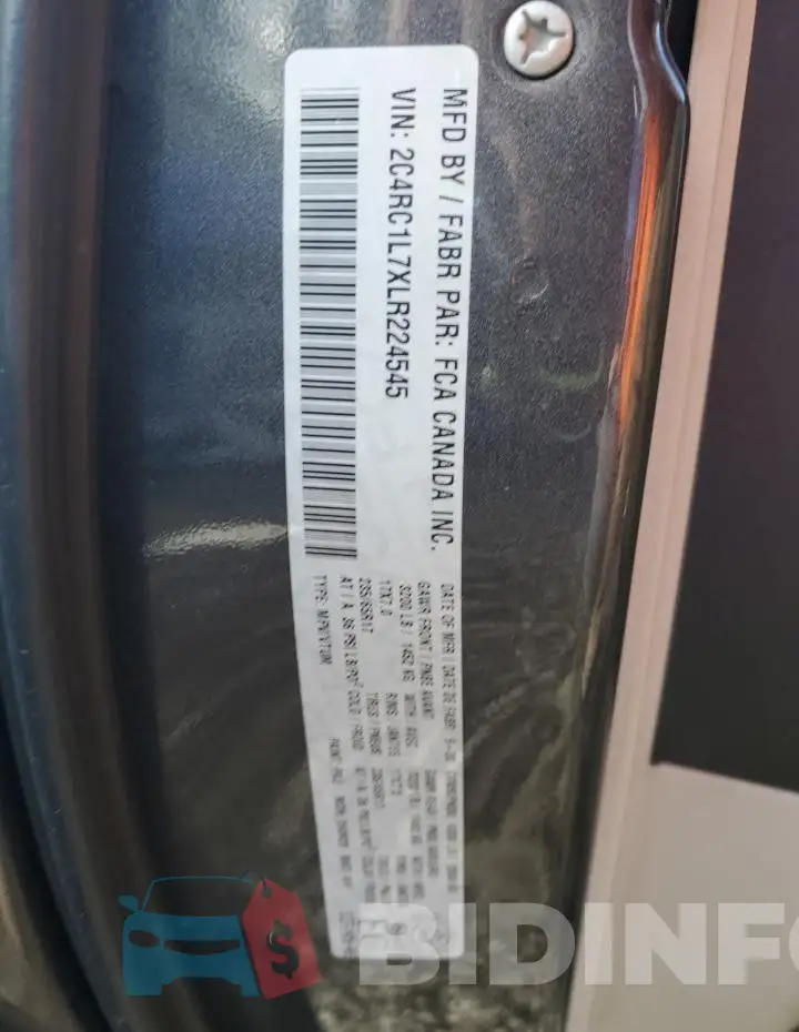 2C4RC1L7XLR224545 Photo# 13