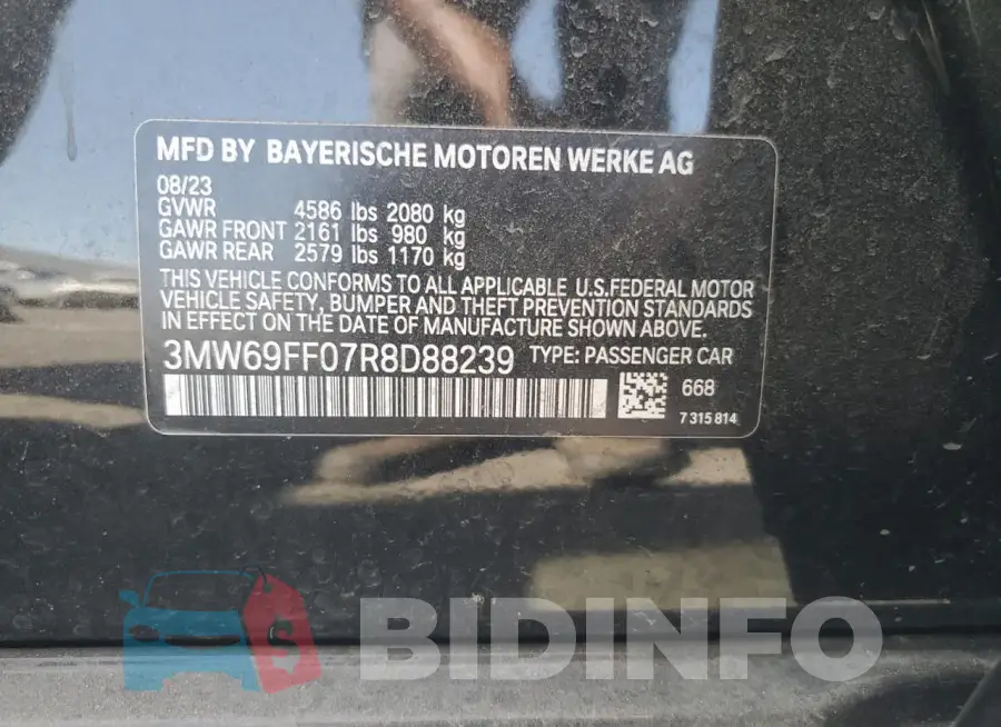3MW69FF07R8D88239 Photo# 12