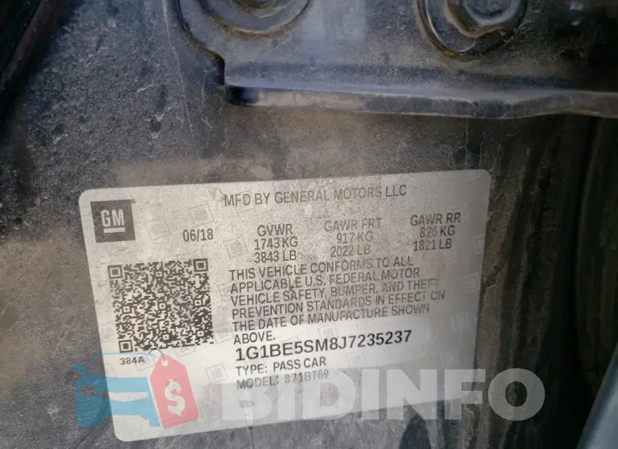 1G1BE5SM8J7235237 Photo# 12