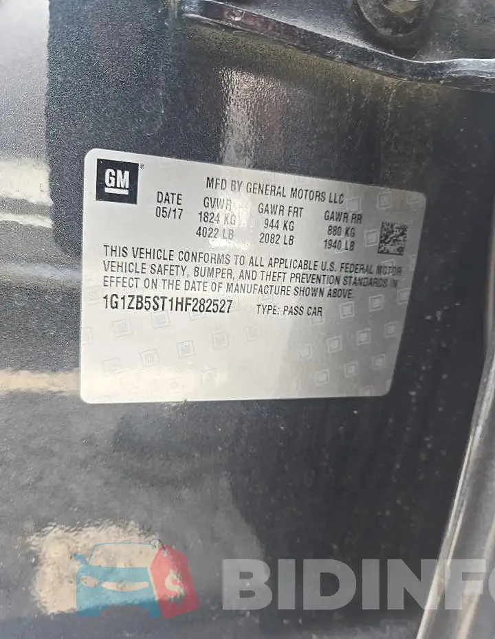 1G1ZB5ST1HF282527 Photo# 12