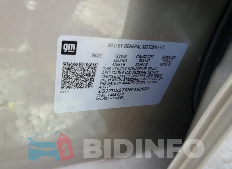1G1ZD5ST0NF163681 Photo# 12