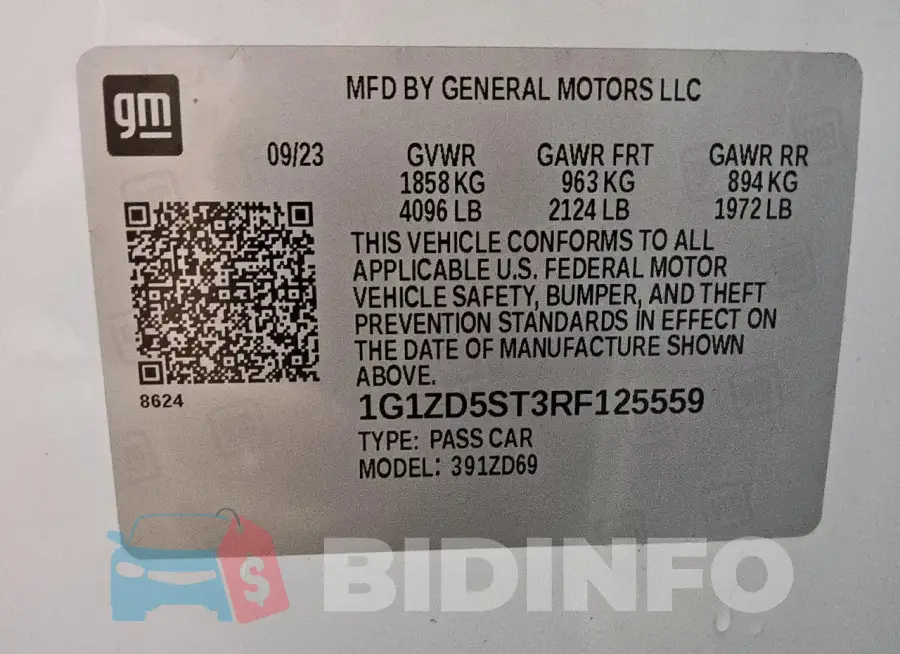 1G1ZD5ST3RF125559 Photo# 12