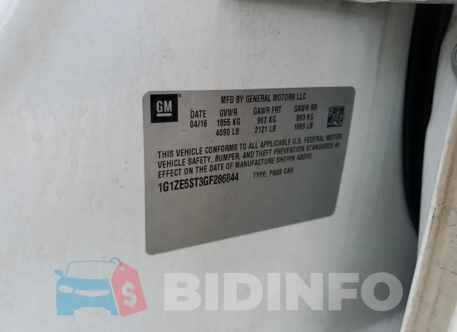 1G1ZE5ST3GF286844 Photo# 12