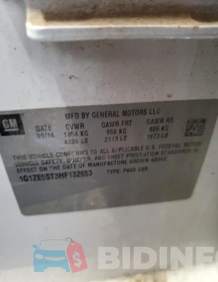 1G1ZE5ST3HF132653 Photo# 12