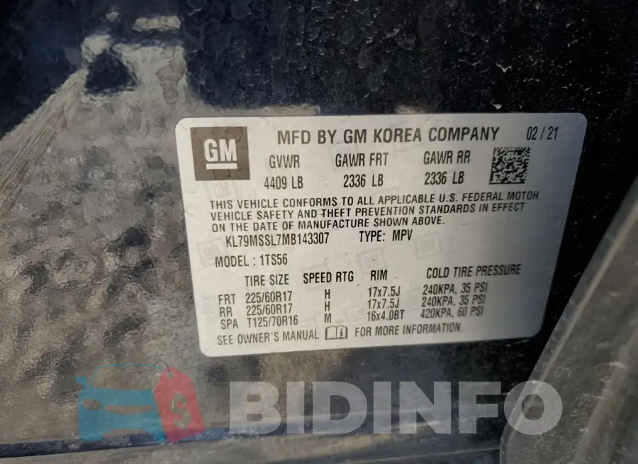 KL79MSSL7MB143307 Photo# 14