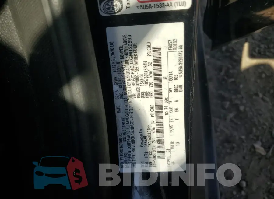 3FADP4EJ4GM120533 Photo# 12