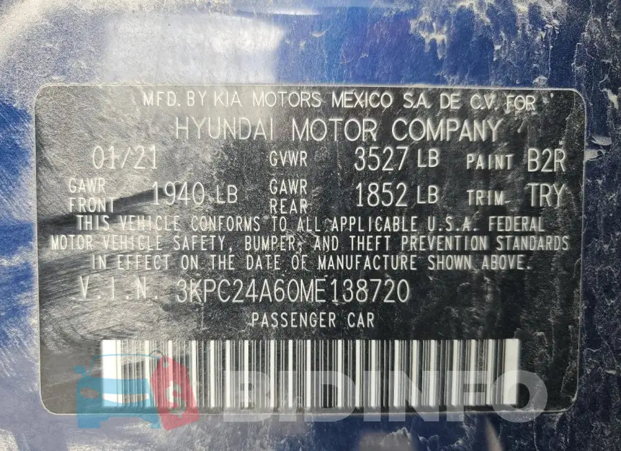3KPC24A60ME138720 Photo# 12