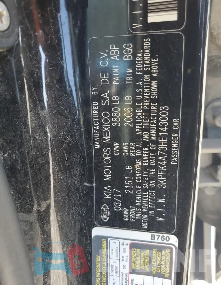 3KPFK4A73HE143003 Photo# 12