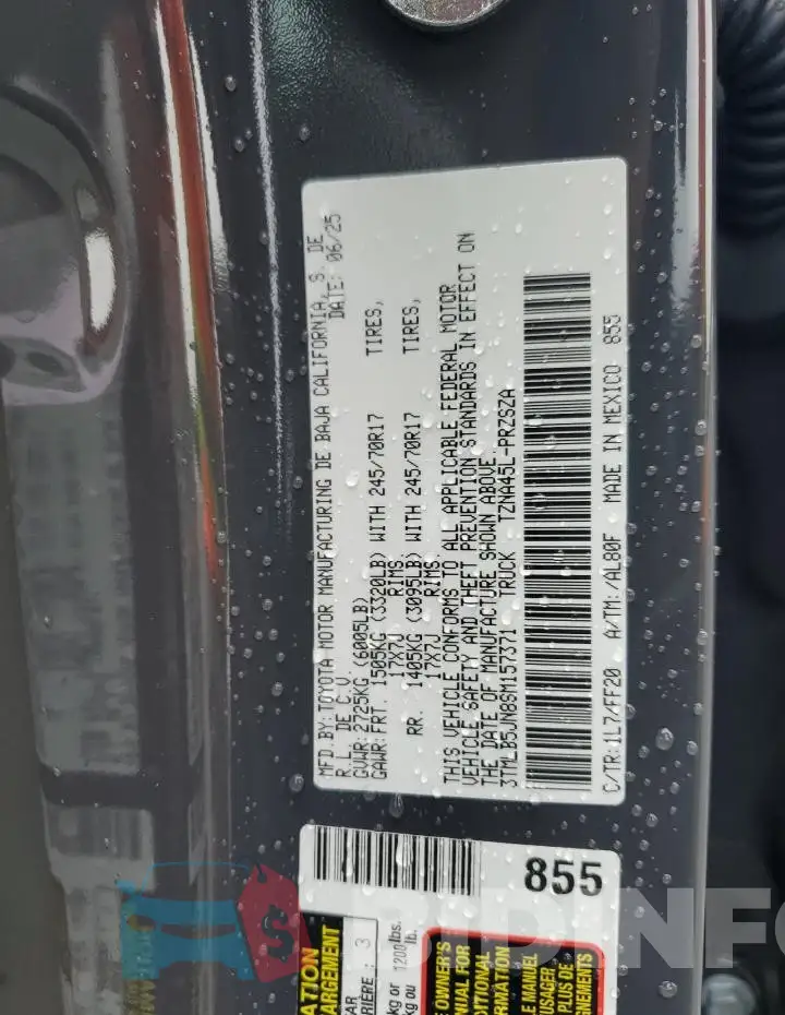 3TMLB5JN8SM157371 Photo# 12