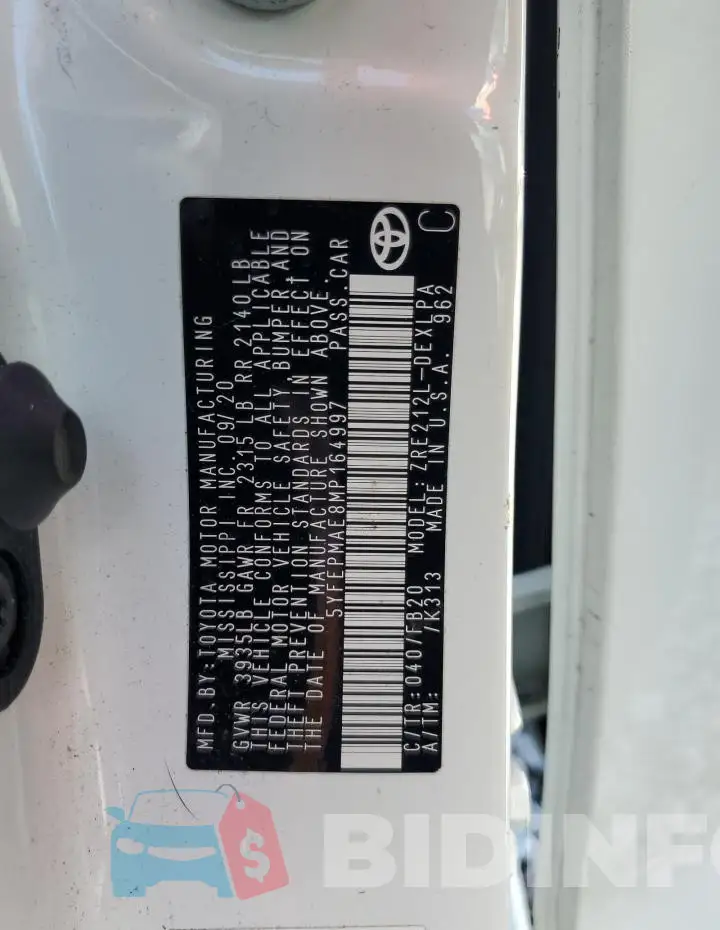 5YFEPMAE8MP164997 Photo# 12