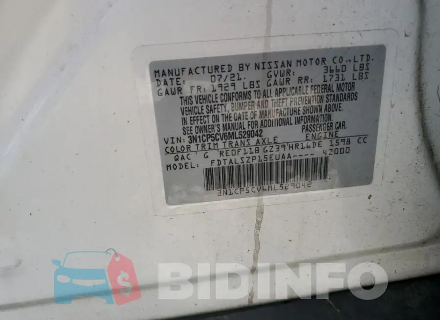3N1CP5CV6ML529042 Photo# 13