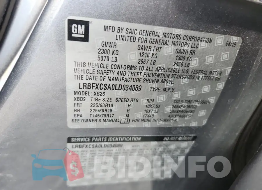 LRBFXCSA0LD034089 Photo# 13