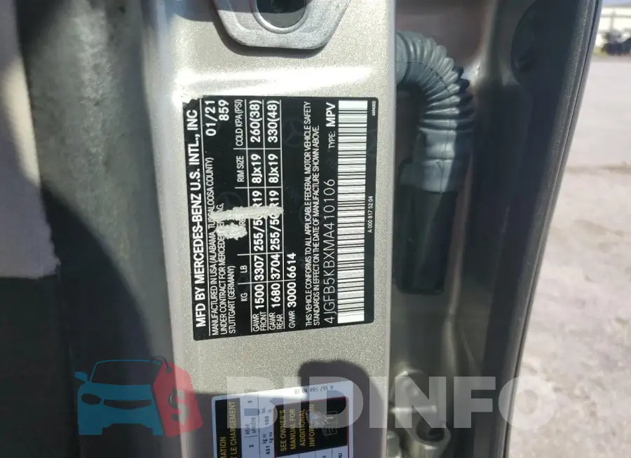 4JGFB5KBXMA410106 Photo# 14