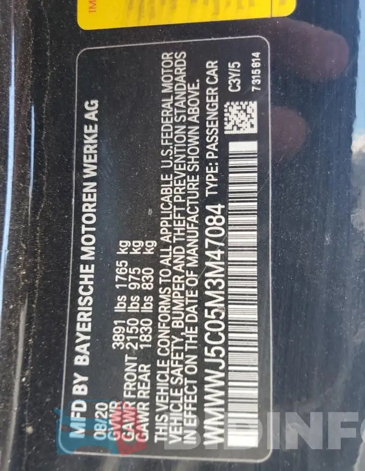 WMWWJ5C05M3M47084 Photo# 12