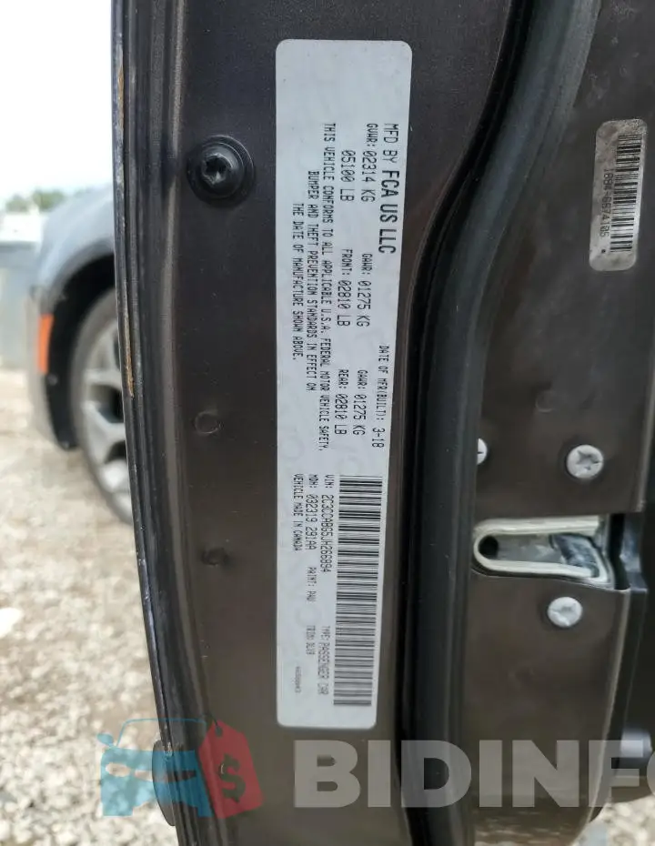2C3CCABG5JH266894 Photo# 12