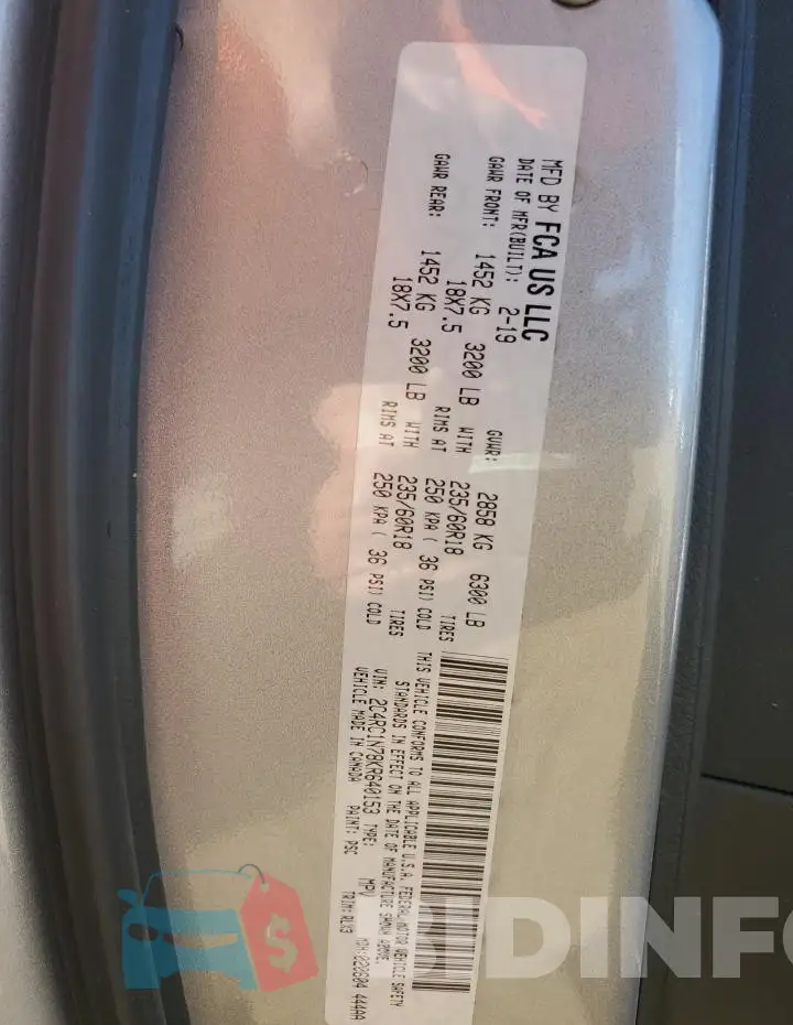 2C4RC1N78KR640153 Photo# 13