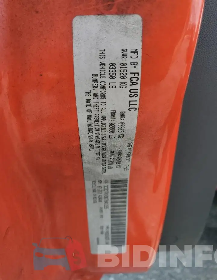 3C3CFFKH3KT841225 Photo# 12
