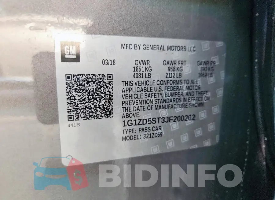 1G1ZD5ST3JF200202 Photo# 12
