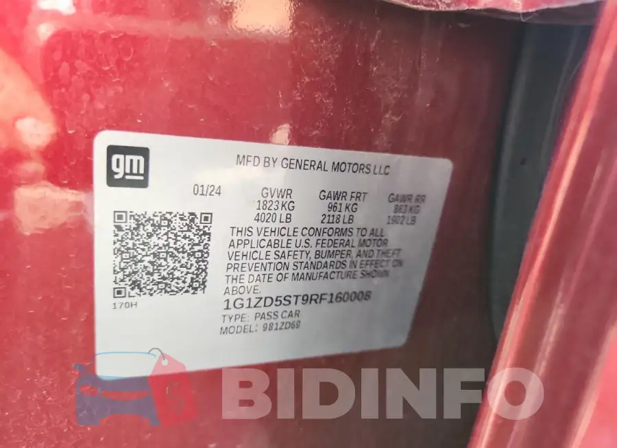 1G1ZD5ST9RF160008 Photo# 13
