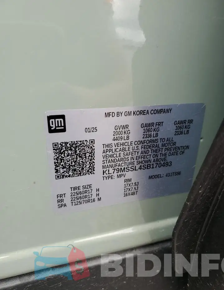 KL79MSSL4SB170493 Photo# 13