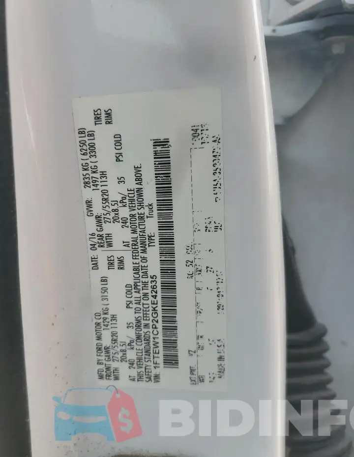 1FTEW1CP2GKE42635 Photo# 12