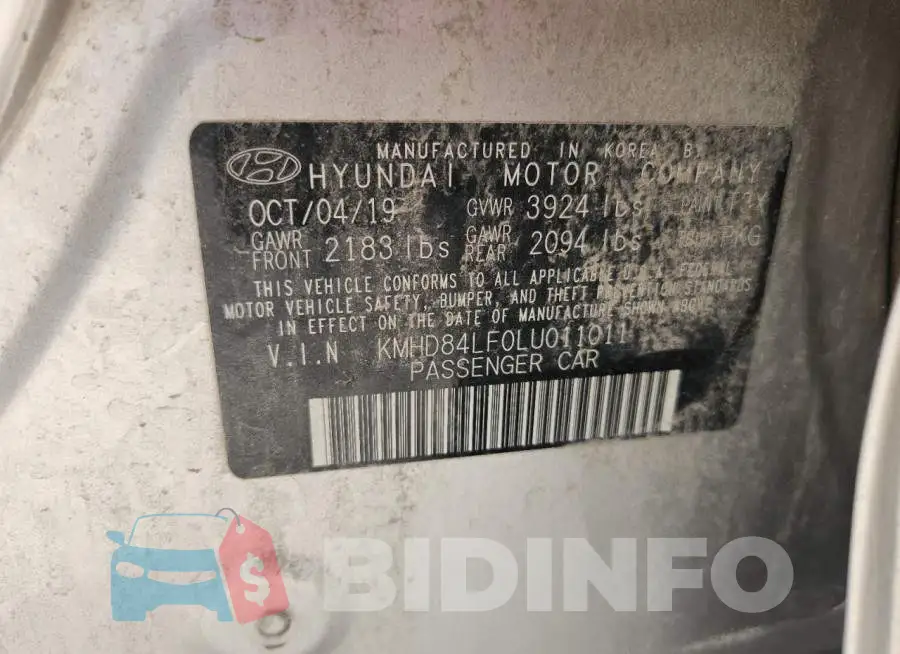 KMHD84LF0LU011011 Photo# 12