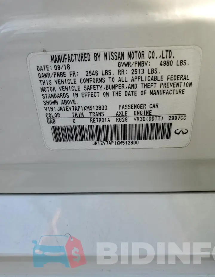 JN1EV7AP1KM512800 Photo# 12