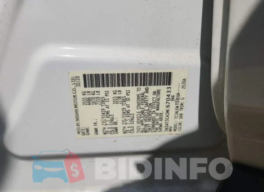 5N1AT3CA1MC670433 Photo# 13