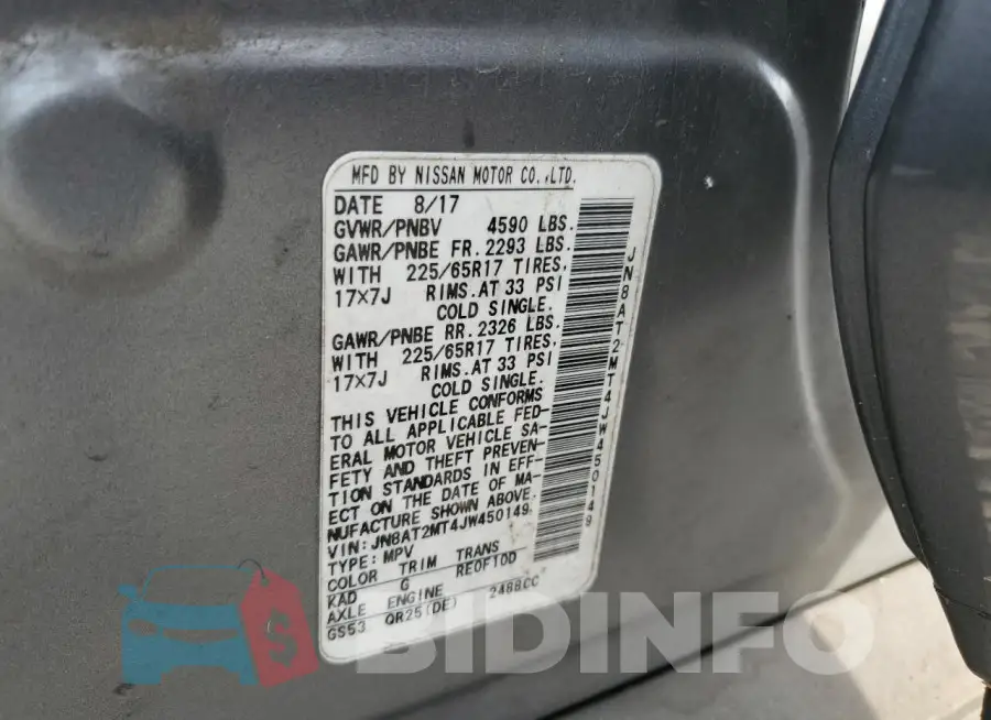 JN8AT2MT4JW450149 Photo# 13