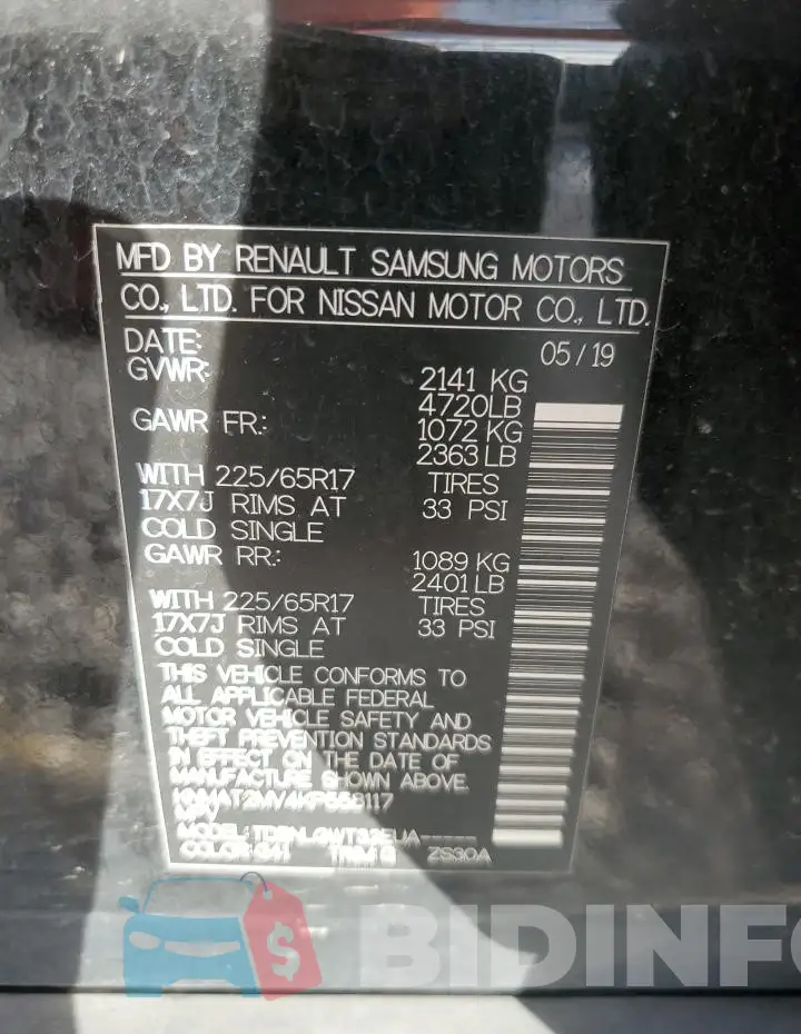 KNMAT2MV4KP558117 Photo# 12