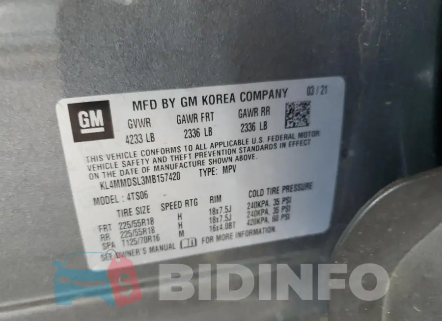 KL4MMDSL3MB157420 Photo# 12
