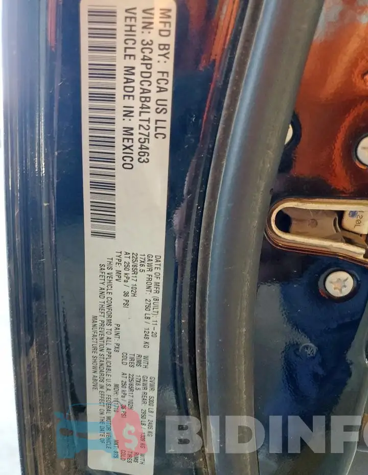 3C4PDCAB4LT275463 Photo# 13