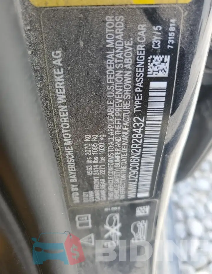 WMWJZ9C06N2R28432 Photo# 12
