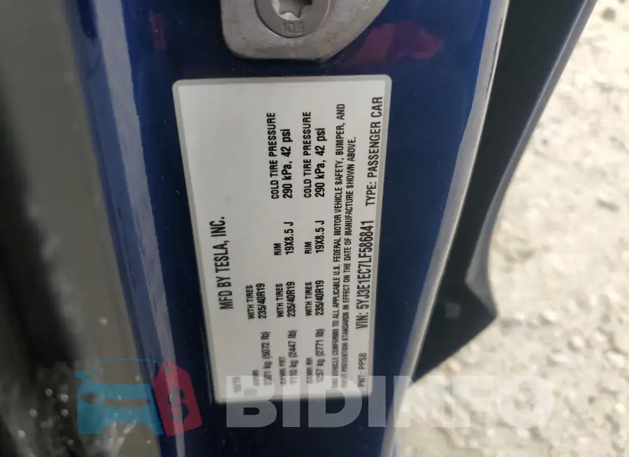 5YJ3E1EC7LF586841 Photo# 12