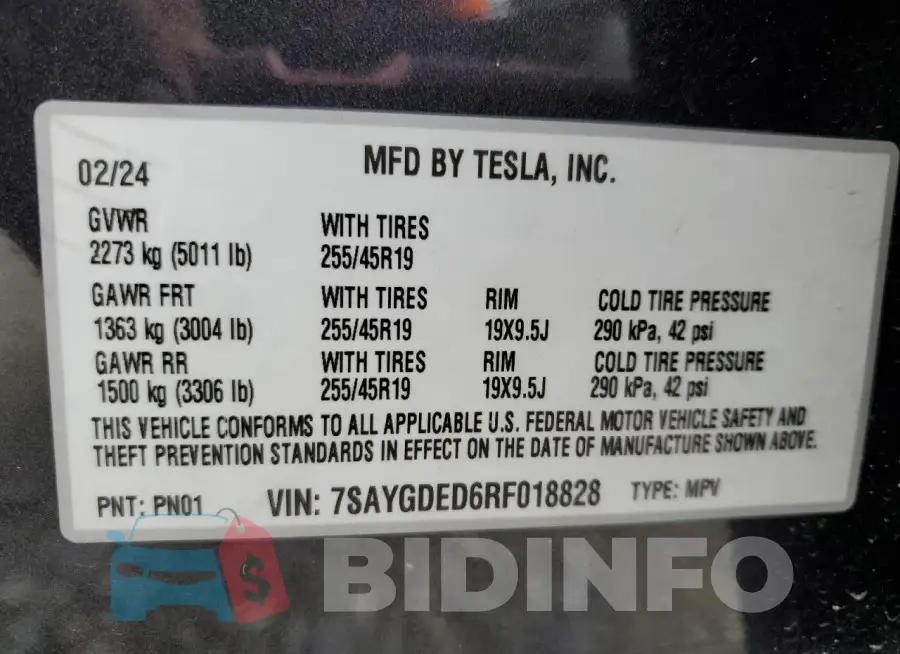 7SAYGDED6RF018828 Photo# 12
