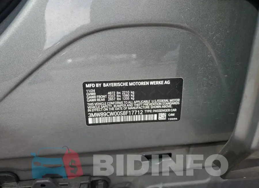 3MW89CW00S8F17712 Photo# 13