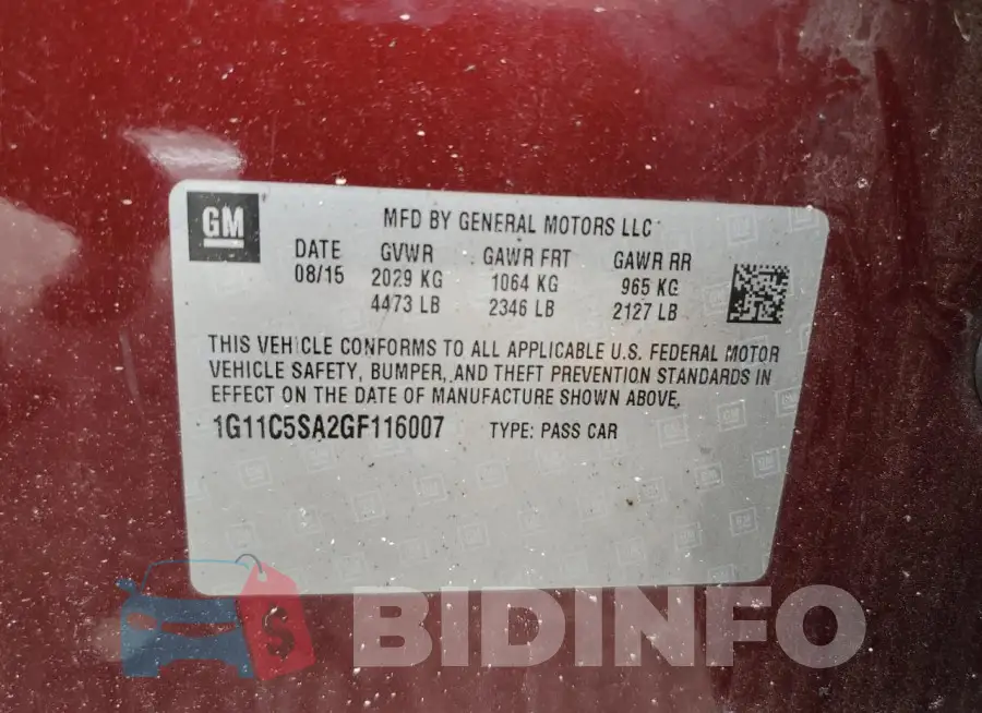 1G11C5SA2GF116007 Photo# 13