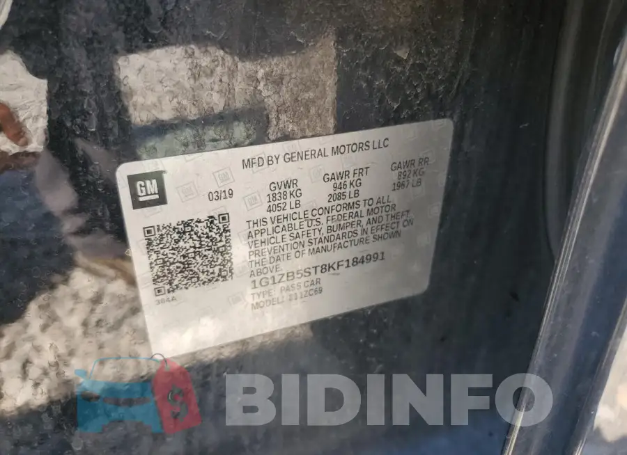 1G1ZB5ST8KF184991 Photo# 13