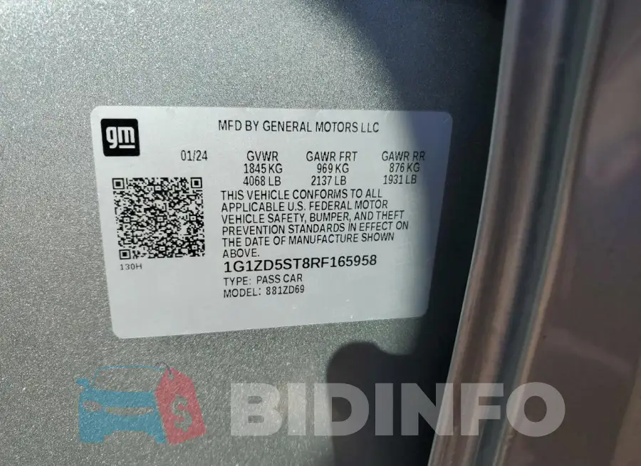 1G1ZD5ST8RF165958 Photo# 12