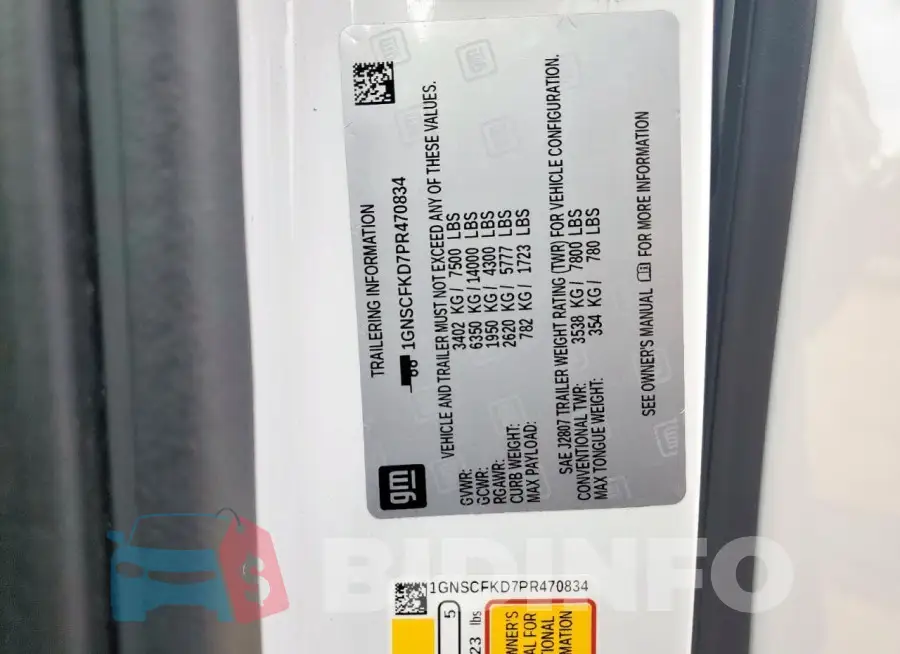 1GNSCFKD7PR470834 Photo# 13