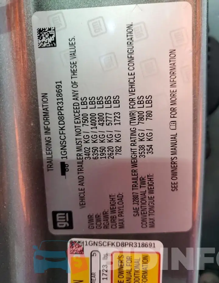 1GNSCFKD8PR318691 Photo# 14
