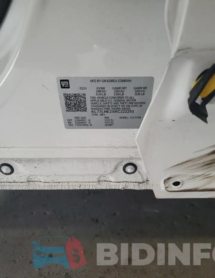 KL77LHE2XRC222293 Photo# 14