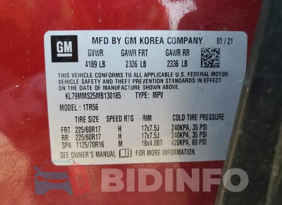 KL79MMS25MB130185 Photo# 14