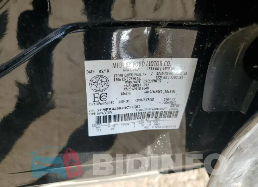 2FMPK4J96JBC21563 Photo# 13