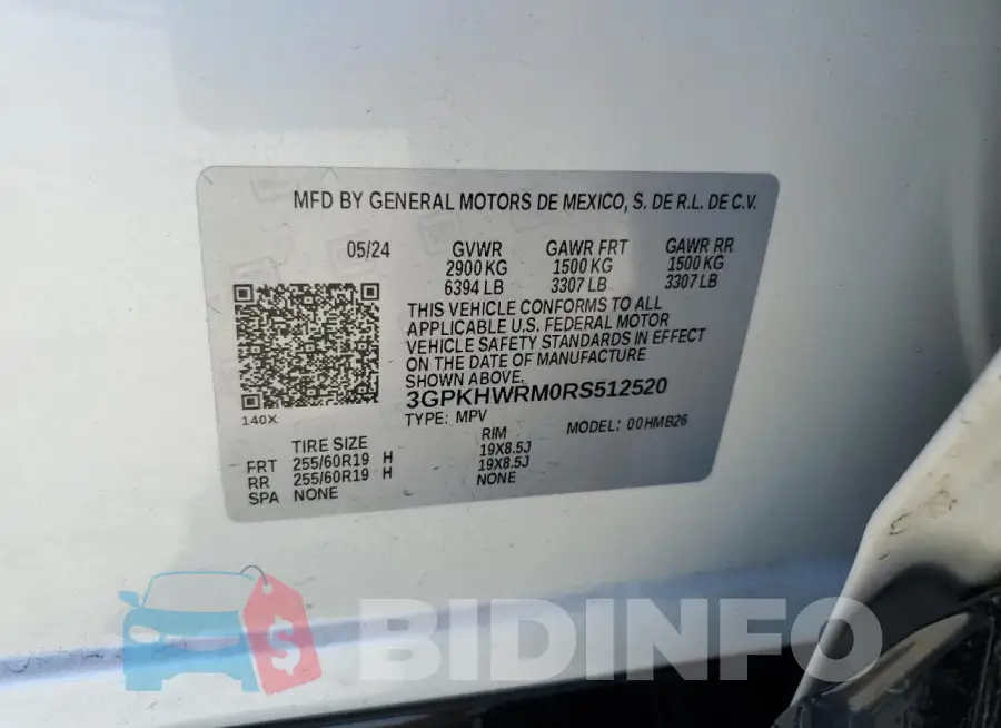 3GPKHWRM0RS512520 Photo# 13
