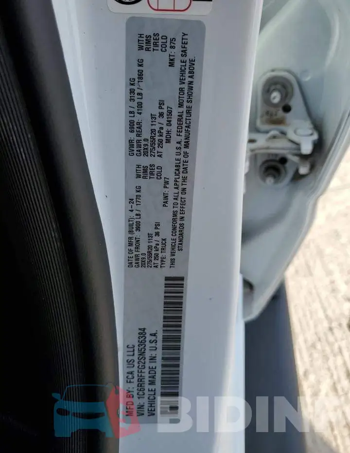 1C6RRFFG2SN536384 Photo# 12