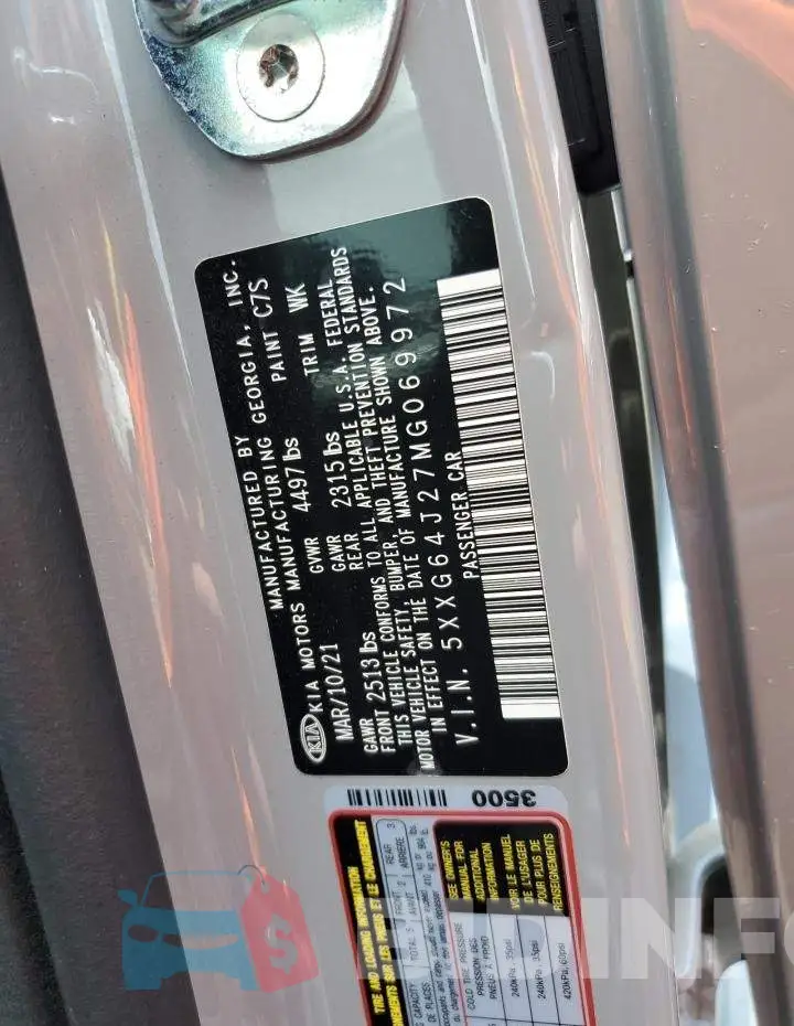 5XXG64J27MG069972 Photo# 12